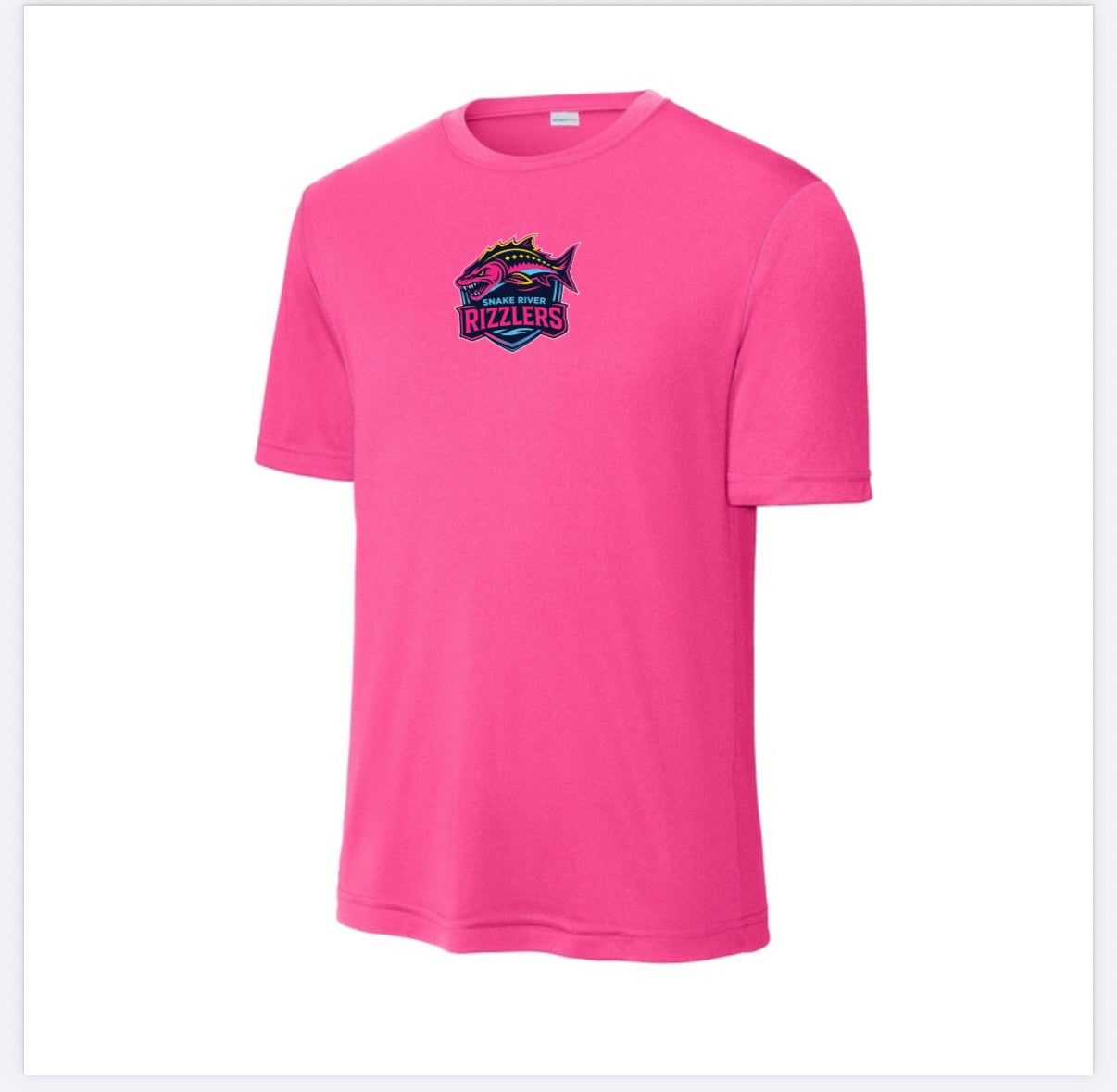 Men’s pink polyester tee