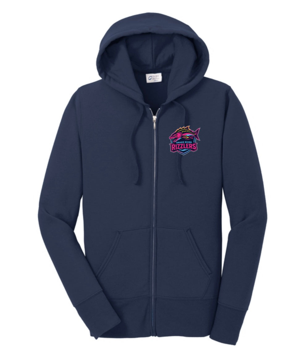 Women’s navy full zip