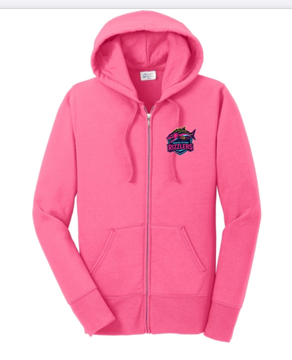 Women’s pink full zip