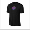 Men’s black polyester tee